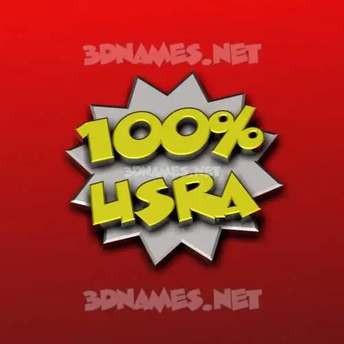 usra in 100 Percent style - 3D name wallpaper usra in 100 Percent style - 3D name wallpaper
