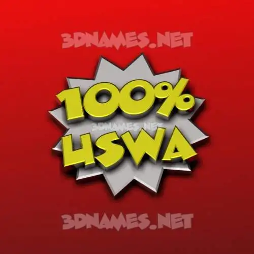 uswa in 100 Percent style - 3D name wallpaper uswa in 100 Percent style - 3D name wallpaper