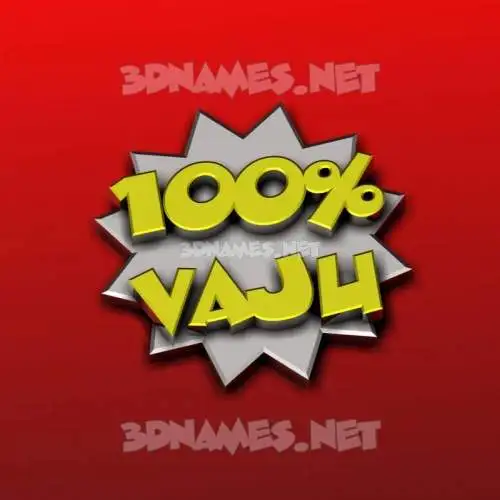 vaju in 100 Percent style - 3D name wallpaper vaju in 100 Percent style - 3D name wallpaper