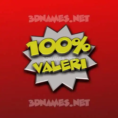 valeri in 100 Percent style - 3D name wallpaper valeri in 100 Percent style - 3D name wallpaper