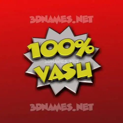 vasu in 100 Percent style - 3D name wallpaper vasu in 100 Percent style - 3D name wallpaper