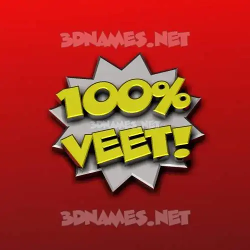 veet in 100 Percent style - 3D name wallpaper veet in 100 Percent style - 3D name wallpaper