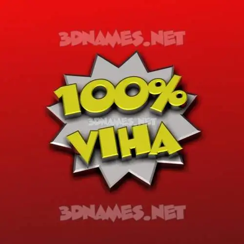 viha in 100 Percent style - 3D name wallpaper viha in 100 Percent style - 3D name wallpaper