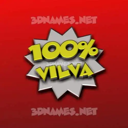 vilva in 100 Percent style - 3D name wallpaper vilva in 100 Percent style - 3D name wallpaper