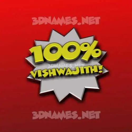 vishwajith in 100 Percent style - 3D name wallpaper vishwajith in 100 Percent style - 3D name wallpaper