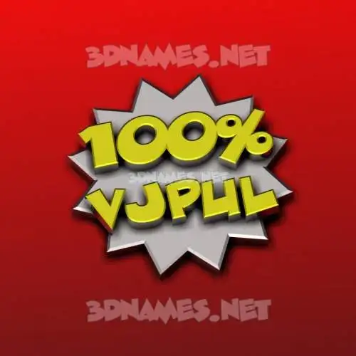 vjpul in 100 Percent style - 3D name wallpaper vjpul in 100 Percent style - 3D name wallpaper