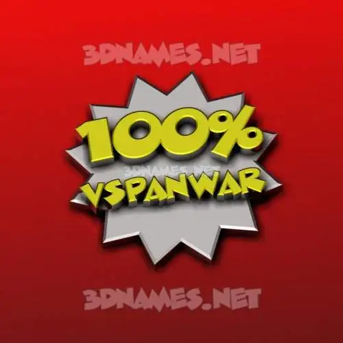 vspanwar in 100 Percent style - 3D name wallpaper vspanwar in 100 Percent style - 3D name wallpaper