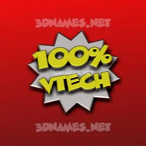 vtech in 100 Percent style - 3D name wallpaper vtech in 100 Percent style - 3D name wallpaper