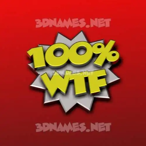 wtf in 100 Percent style - 3D name wallpaper wtf in 100 Percent style - 3D name wallpaper