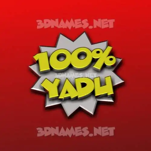 yadu in 100 Percent style - 3D name wallpaper yadu in 100 Percent style - 3D name wallpaper