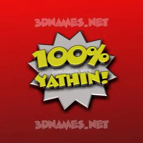 yathin in 100 Percent style - 3D name wallpaper yathin in 100 Percent style - 3D name wallpaper