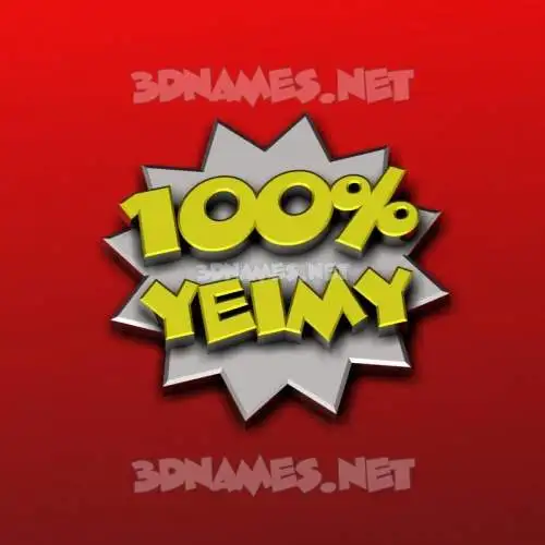 yeimy in 100 Percent style - 3D name wallpaper yeimy in 100 Percent style - 3D name wallpaper