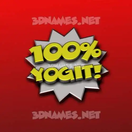 yogit in 100 Percent style - 3D name wallpaper yogit in 100 Percent style - 3D name wallpaper
