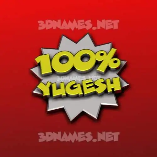 yugesh in 100 Percent style - 3D name wallpaper yugesh in 100 Percent style - 3D name wallpaper