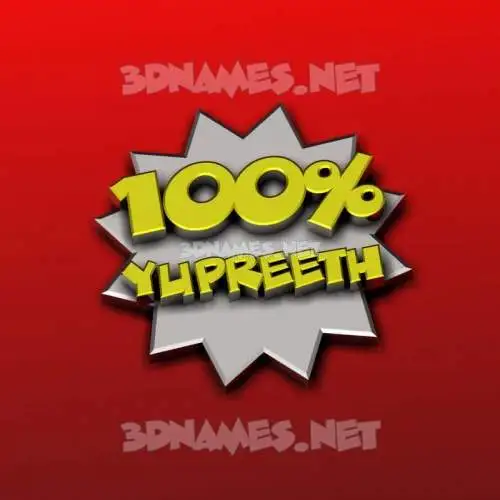 yupreeth in 100 Percent style - 3D name wallpaper yupreeth in 100 Percent style - 3D name wallpaper