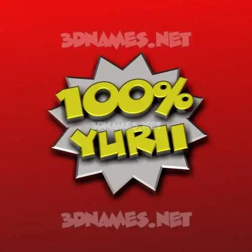 yurii in 100 Percent style - 3D name wallpaper yurii in 100 Percent style - 3D name wallpaper