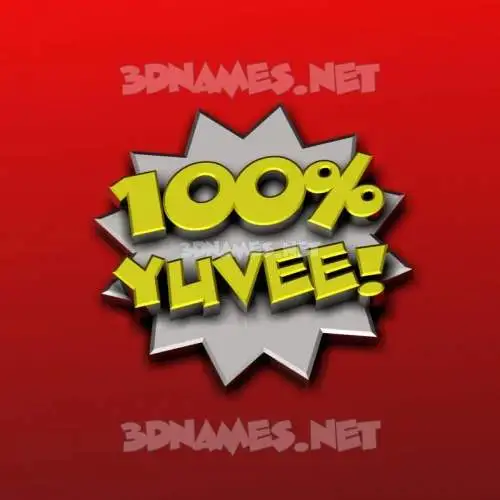 yuvee in 100 Percent style - 3D name wallpaper yuvee in 100 Percent style - 3D name wallpaper