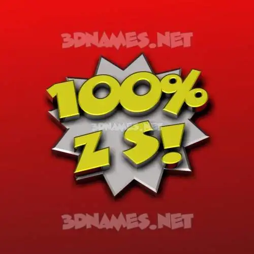 z s in 100 Percent style - 3D name wallpaper z s in 100 Percent style - 3D name wallpaper