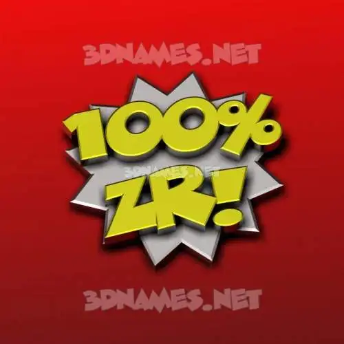 zr in 100 Percent style - 3D name wallpaper zr in 100 Percent style - 3D name wallpaper