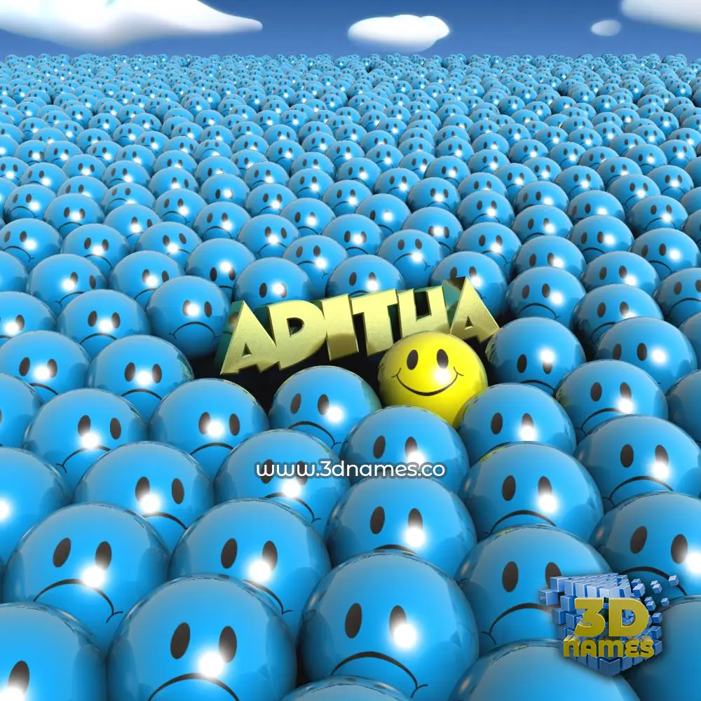 aditua in Special Smileys style - 3D name wallpaper aditua in Special Smileys style - 3D name wallpaper