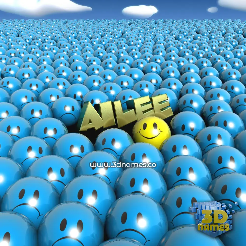 ailee in Special Smileys style - 3D name wallpaper ailee in Special Smileys style - 3D name wallpaper