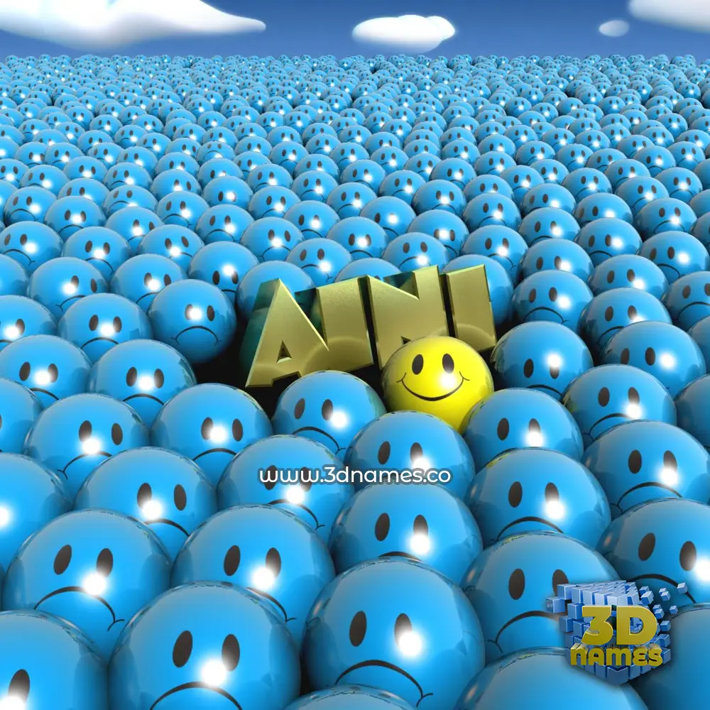 aini in Special Smileys style - 3D name wallpaper aini in Special Smileys style - 3D name wallpaper