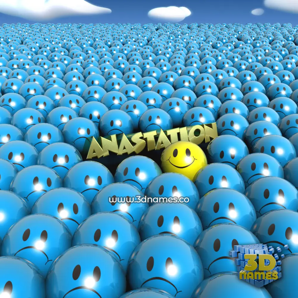 anastation in Special Smileys style - 3D name wallpaper anastation in Special Smileys style - 3D name wallpaper