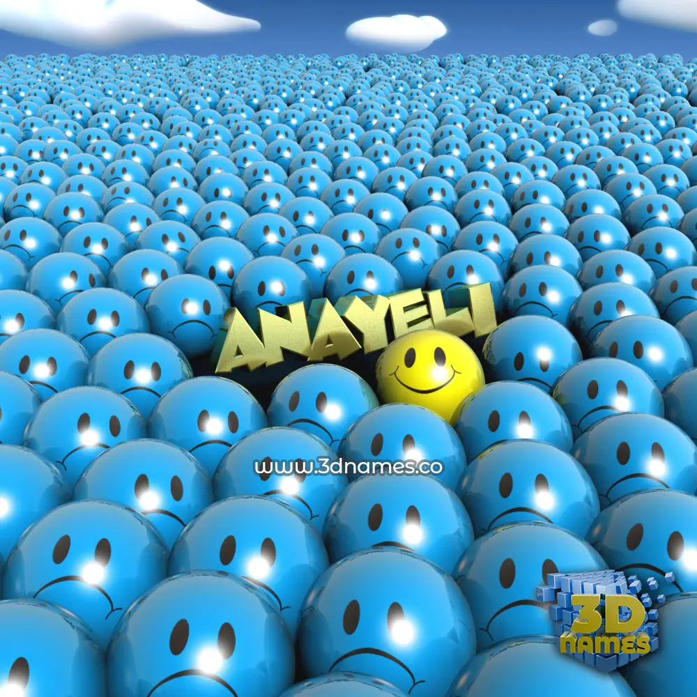 anayeli in Special Smileys style - 3D name wallpaper anayeli in Special Smileys style - 3D name wallpaper