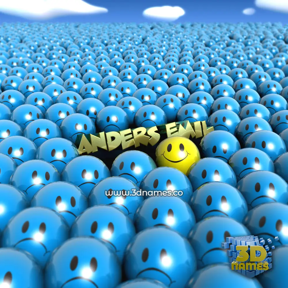 anders emil in Special Smileys style - 3D name wallpaper anders emil in Special Smileys style - 3D name wallpaper