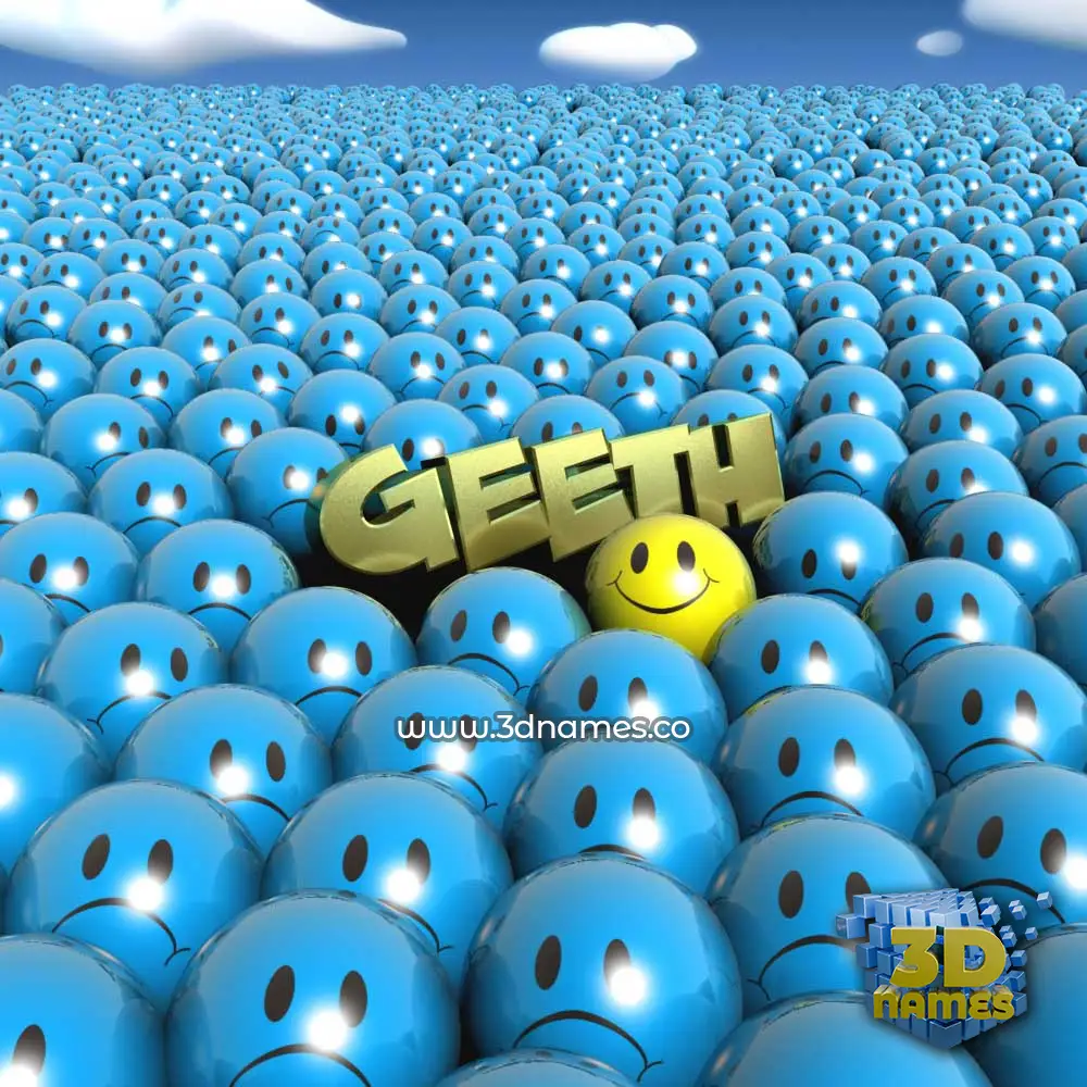 geeth in Special Smileys style - 3D name wallpaper geeth in Special Smileys style - 3D name wallpaper