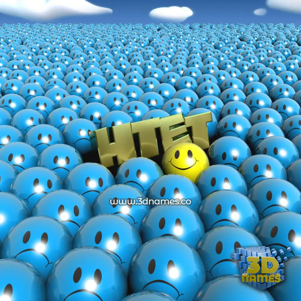 htet in Special Smileys style - 3D name wallpaper htet in Special Smileys style - 3D name wallpaper