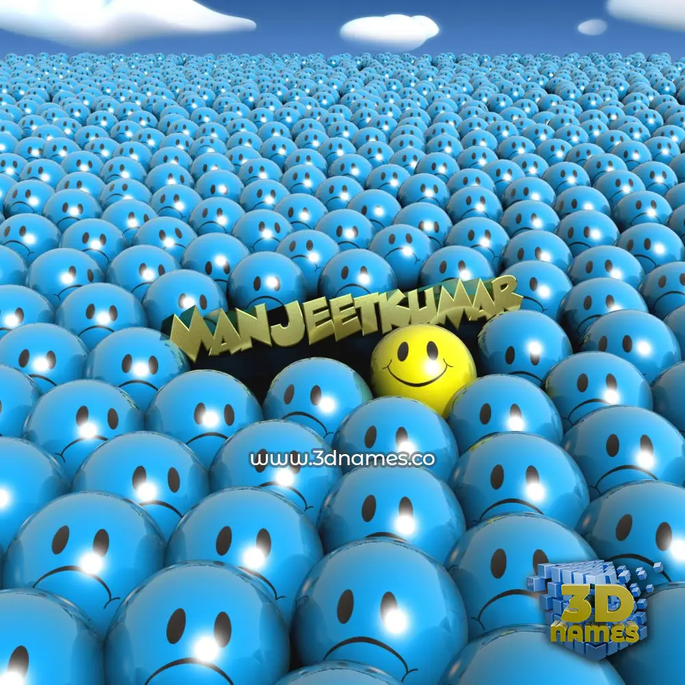 manjeetkumar in Special Smileys style - 3D name wallpaper manjeetkumar in Special Smileys style - 3D name wallpaper