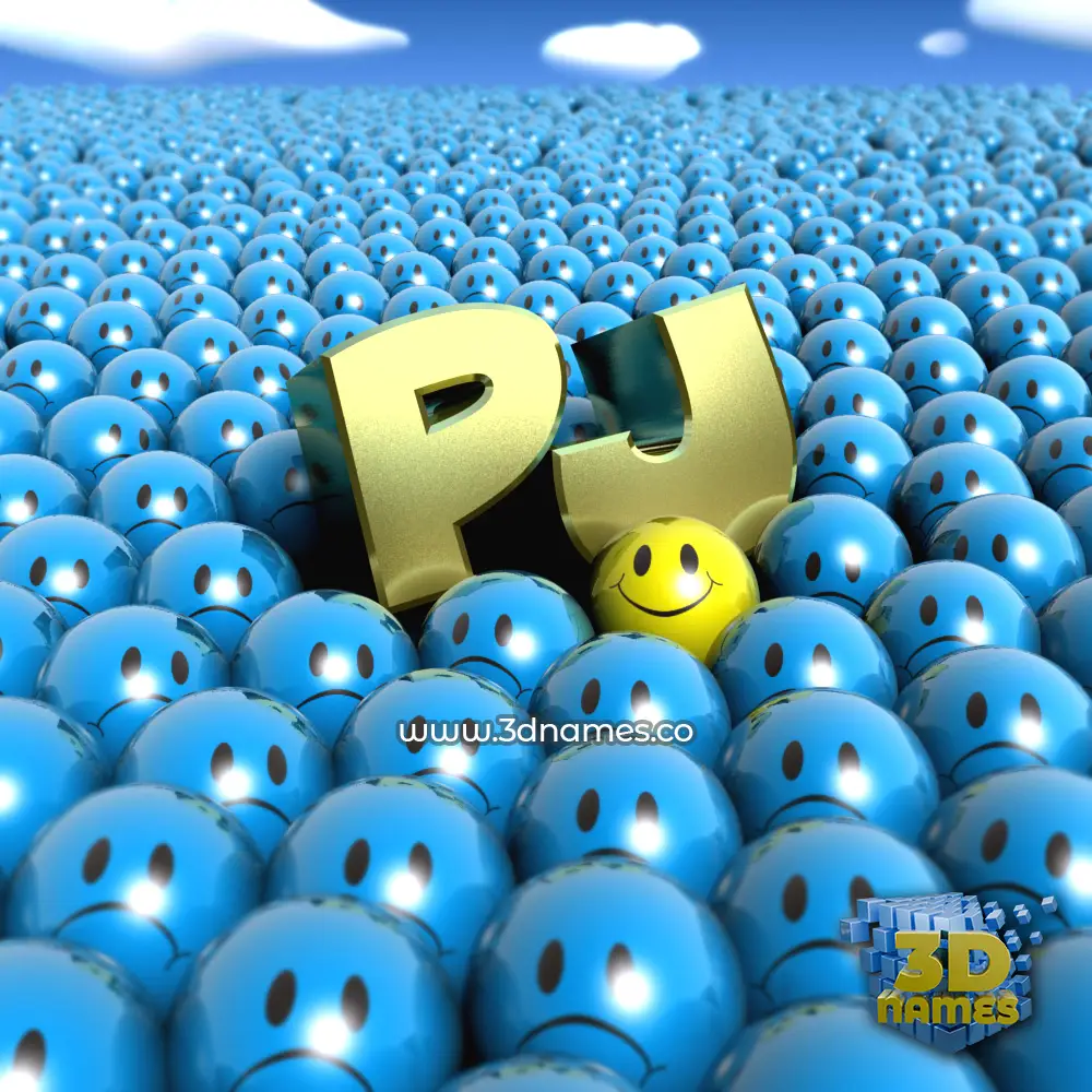 pj in Special Smileys style - 3D name wallpaper pj in Special Smileys style - 3D name wallpaper