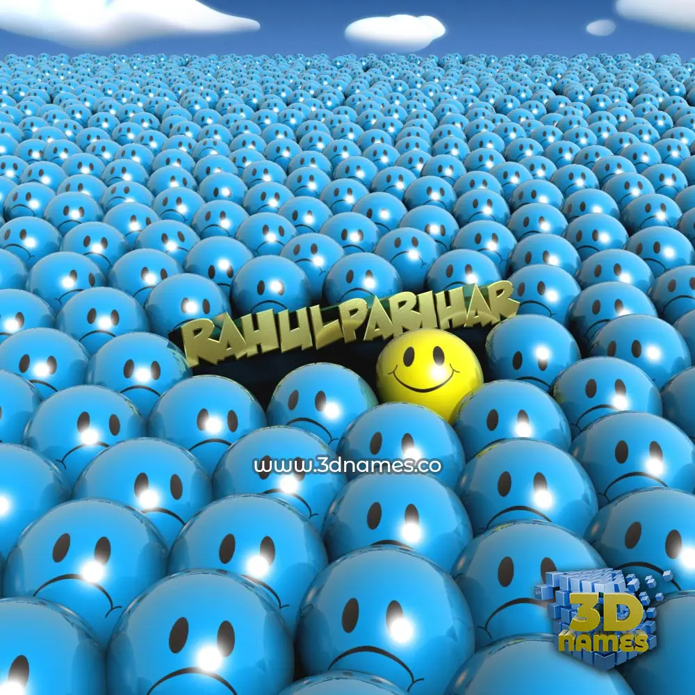 rahulparihar in Special Smileys style - 3D name wallpaper