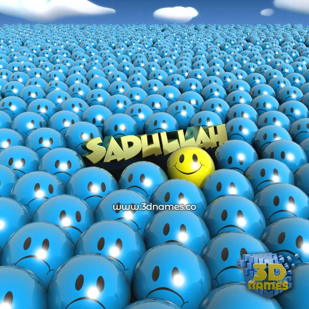 sadullah in Special Smileys style - 3D name wallpaper sadullah in Special Smileys style - 3D name wallpaper