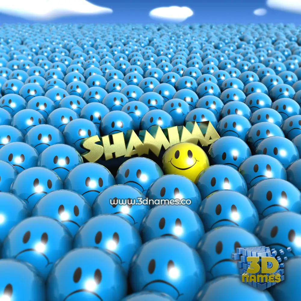 shamima in Special Smileys style - 3D name wallpaper shamima in Special Smileys style - 3D name wallpaper