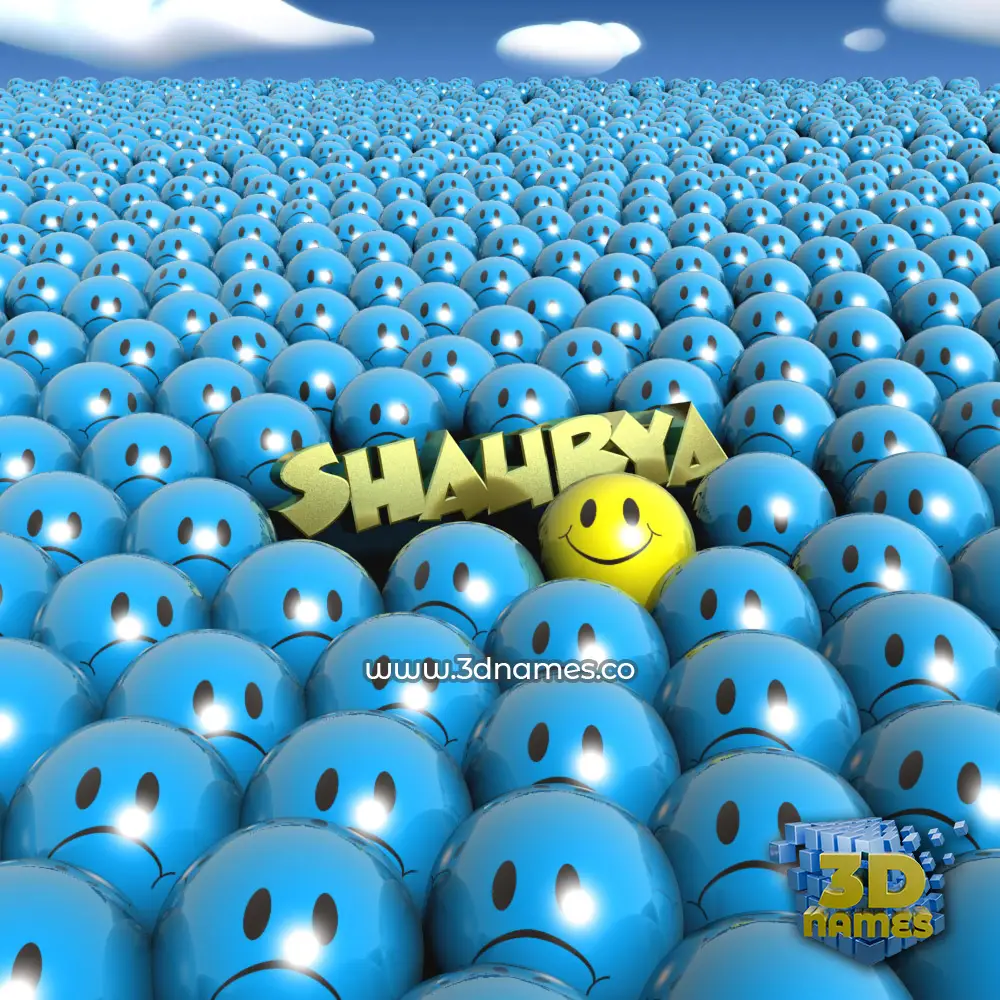 shaurya in Special Smileys style - 3D name wallpaper shaurya in Special Smileys style - 3D name wallpaper