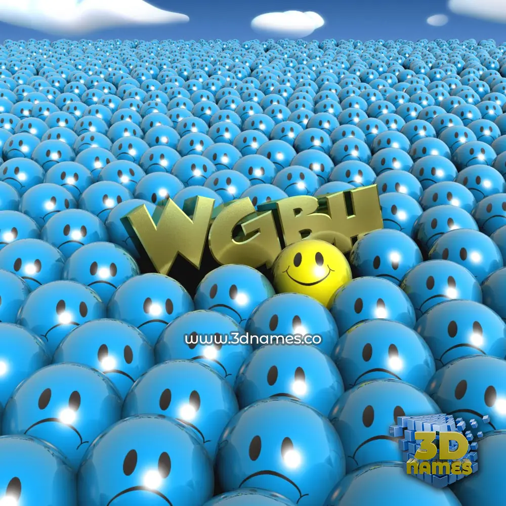 wgbh in Special Smileys style - 3D name wallpaper wgbh in Special Smileys style - 3D name wallpaper