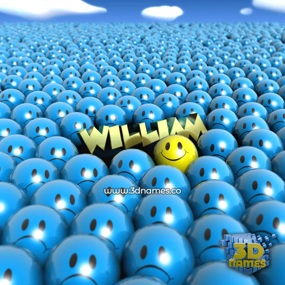 william in Special Smileys style - 3D name wallpaper william in Special Smileys style - 3D name wallpaper