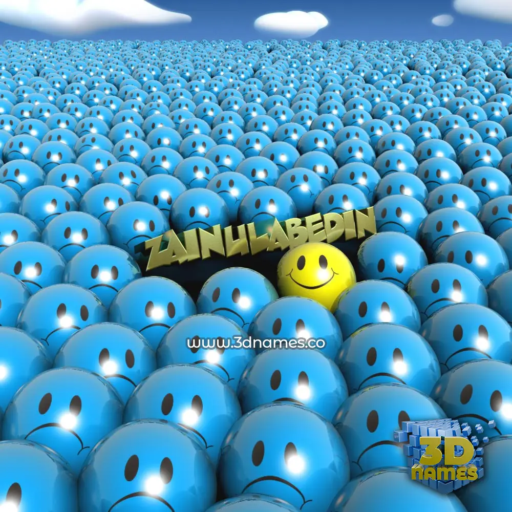 zainulabedin in Special Smileys style - 3D name wallpaper zainulabedin in Special Smileys style - 3D name wallpaper
