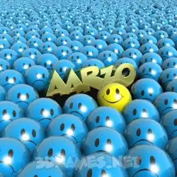 aarzo in Special Smileys style - 3D name wallpaper