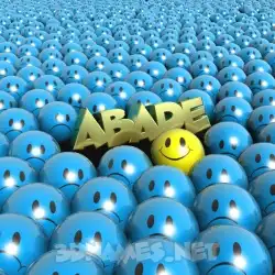 abade in Special Smileys style - 3D name wallpaper