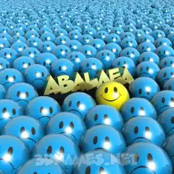 abalaea in Special Smileys style - 3D name wallpaper