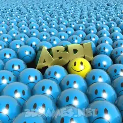 abdi in Special Smileys style - 3D name wallpaper