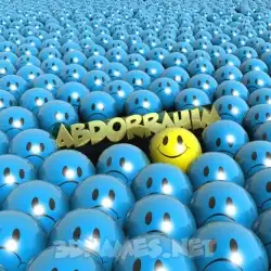 abdorrahim in Special Smileys style - 3D name wallpaper