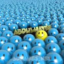abdulhayee in Special Smileys style - 3D name wallpaper