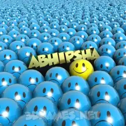 abhipsha in Special Smileys style - 3D name wallpaper