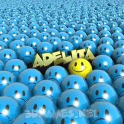 adelita in Special Smileys style - 3D name wallpaper
