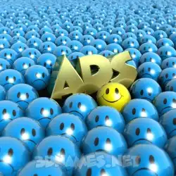 ads in Special Smileys style - 3D name wallpaper