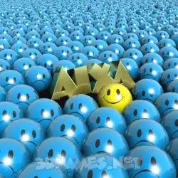 aixa in Special Smileys style - 3D name wallpaper